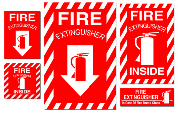 Fire Extinguisher Decals | Designer Decal